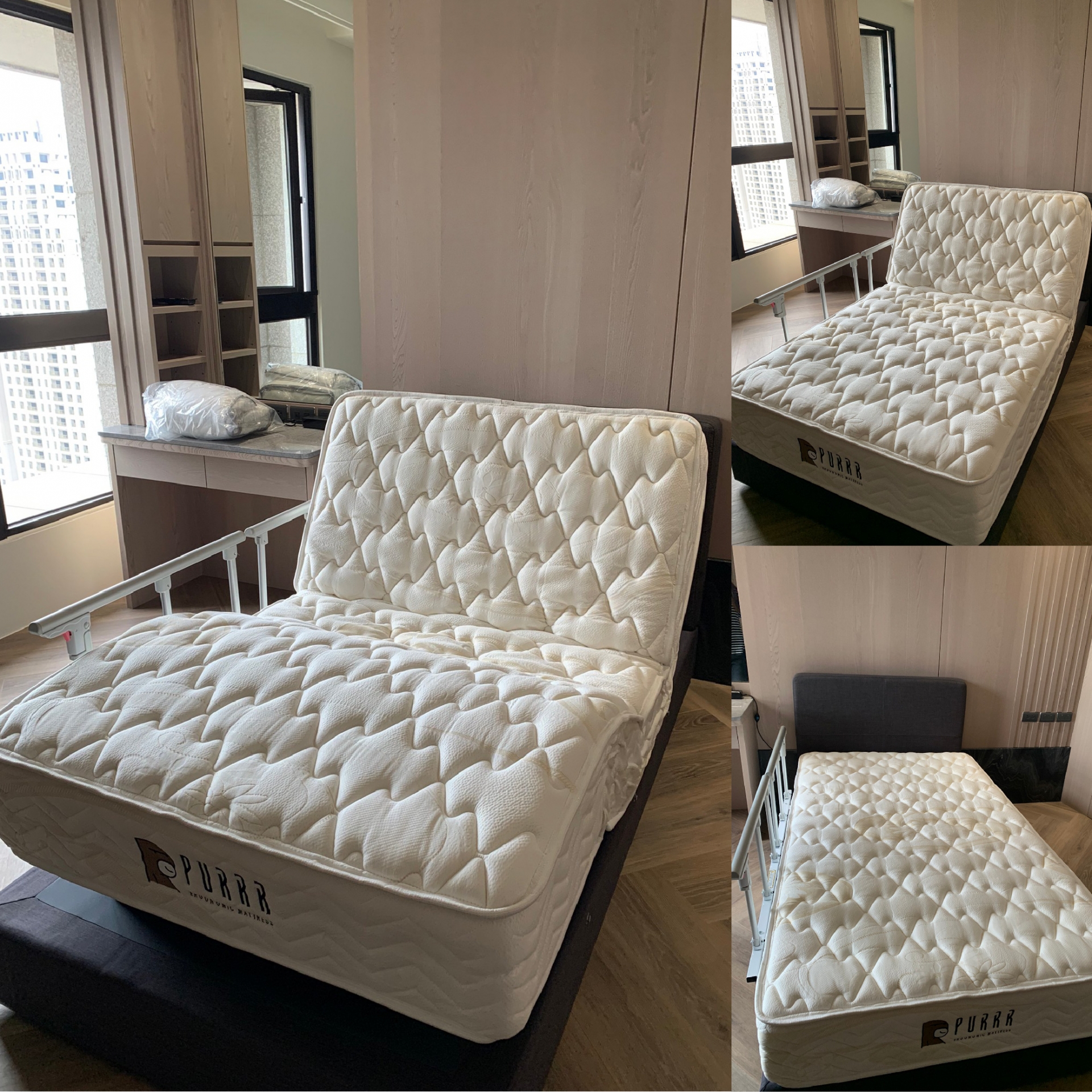 高雄市鼓山區/舒眠電動床墊/日式照護床架