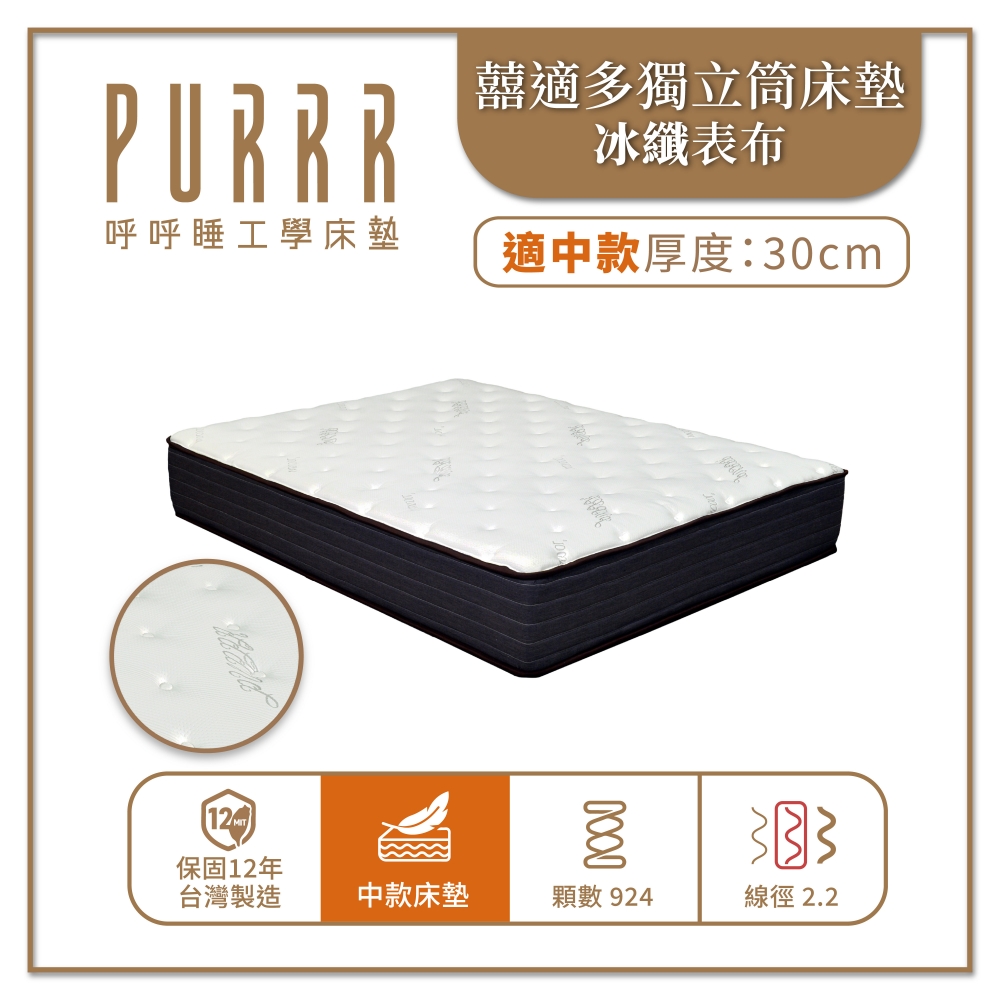 免費試睡101晚 *買貴退差價 *可退/換貨【囍適多】冰纖透氣怕熱族首選