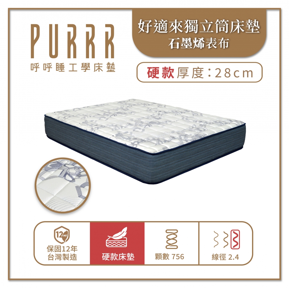 【好適來】免費試睡101晚 *買貴退差價 *可退/換貨-石墨烯冬暖夏涼❄️